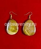 Серьги из можжевельника №9 srgm9